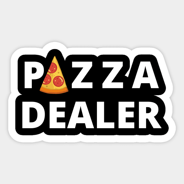 Funny Foodie Quote Pizza Dealer Cute Gift Sarcastic Happy Fun Introvert Awkward Geek Hipster Silly Inspirational Motivational Birthday Present Sticker by EpsilonEridani